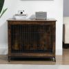 Wooden Dog Crate    38.3"L X 23.4"W X 32"H