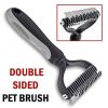 Pet Deshedding Brush Dog Hair Remover Mitt Massage Brush Grooming Brush Comb