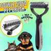 Pet Deshedding Brush Dog Hair Remover Mitt Massage Brush Grooming Brush Comb