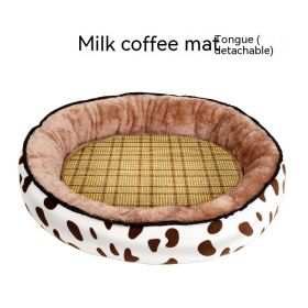 Four Seasons Universal Nest For Deep Sleep (Option: Cow Coffee Summer Sleeping Mat-M)