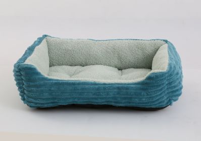 Four Seasons Universal Pet Kennel Bed (Option: Dark Green-S)