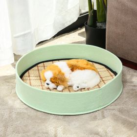 Pet Ice Mat Nest Cooling Wear-resistant Universal (Option: Green-Small Size 40X40X8CM)