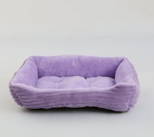 Four Seasons Universal Pet Kennel Bed (Option: Light Purple-S)