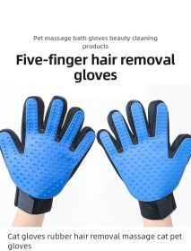 Dog Cleaning Gloves, Pet Grooming Gloves For Cats And Dogs, Disposable Gloves For Cleaning, Soothing, And Nourishing Pet Hair, Gentle Deodorizing For (Type: Left and Right)