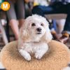 Pet Dog Bed Soft Warm Fleece Puppy Cat Bed Dog Cozy Nest Sofa Bed Cushion M Size