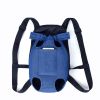 Denim Pet Dog Backpack Outdoor Travel Dog Carrier Bag for Small Dogs Puppy