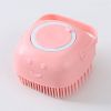 Bathroom Puppy Big Dog Bath Massage Gloves Brush Soft Safety Silicone