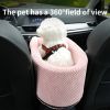 Pet Car Seat For Small Dog Safety Seat Anti-dirty Cushion Dog Cage; universal For All Models