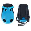 Denim Pet Dog Backpack Outdoor Travel Dog Carrier Bag for Small Dogs Puppy