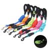 Strong Dog Leash with Zipper Pouch;  Comfortable Padded Handle and Highly Reflective Threads Dog Leashes for Small Medium and Large Dogs