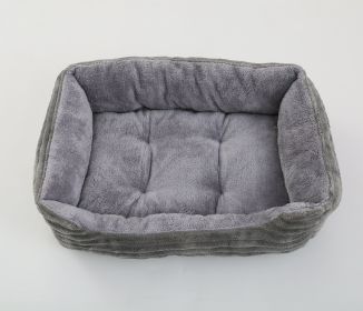 Four Seasons Universal Pet Kennel Bed (Option: Dark Gray-L)